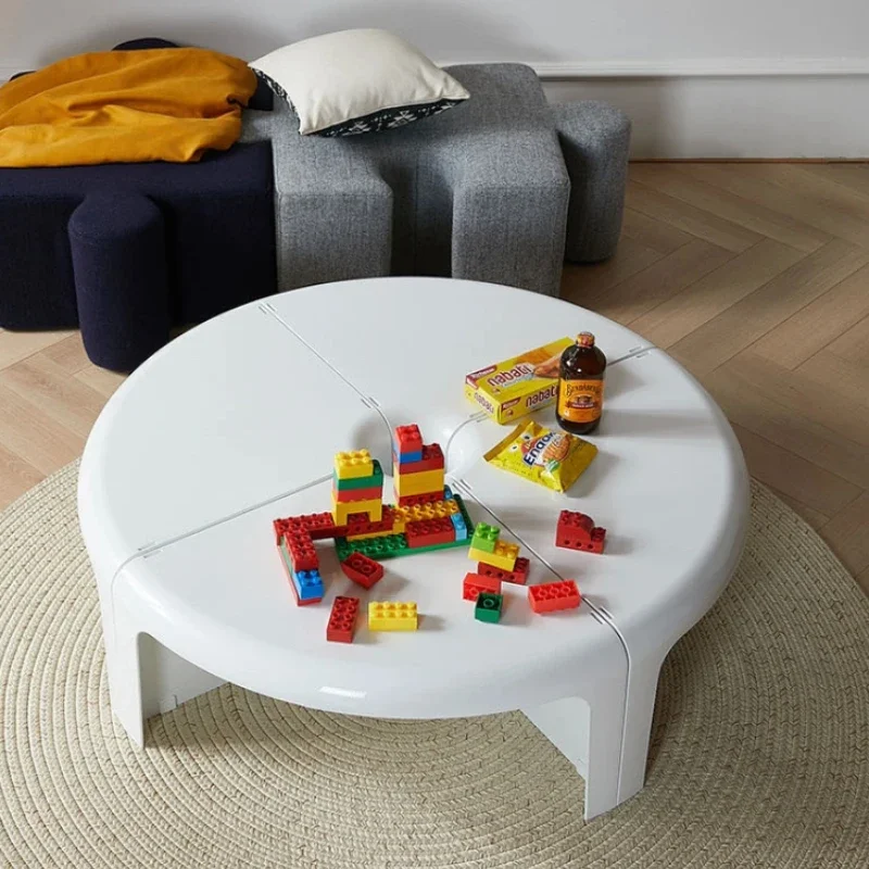 Living room round coffee table modern design creative Xiaoya plastic coffee table living room bedroom countertop home furniture