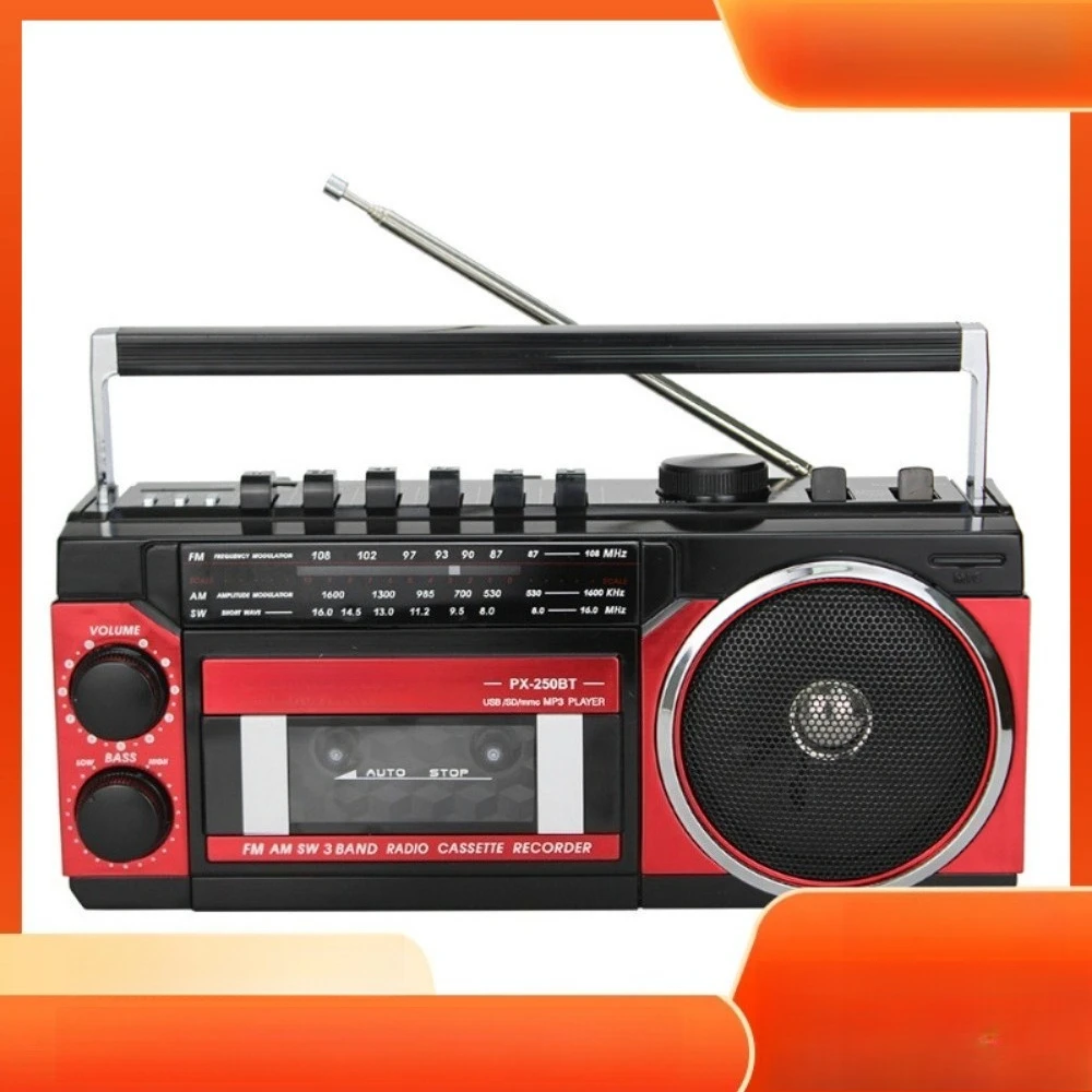 Desktop Bluetooth Recorder Tuning Multi-band Recorder Radio FM Tape Recorder Multi-band Radio