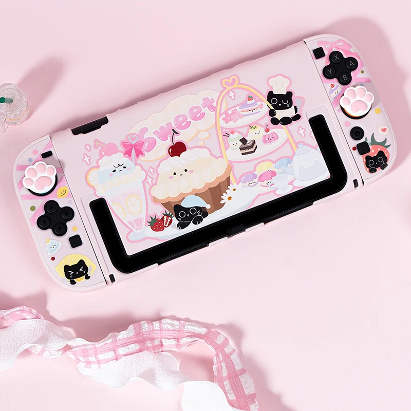 

Kawaii Case for Nintendo Switch 2 Protective Cover Hard Full Back Case for Switch 2 and JoyCon Controller - Strong and Durable
