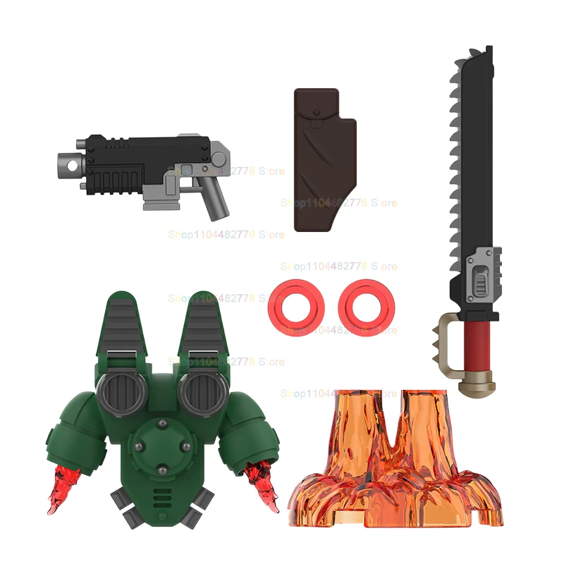 Blocs de construction de Collection, figurines d'action, accessoires de soldats, briques pour enfants, jouets, cadeaux de noël, DY713 DY714 DY715