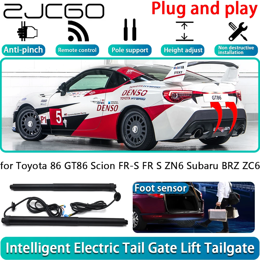

ZJCGO for Toyota 86 GT86 Scion FR-S FR S ZN6 Subaru BRZ ZC6 Electric Powered Tailgate Power Liftgate Automatic Tailgate System