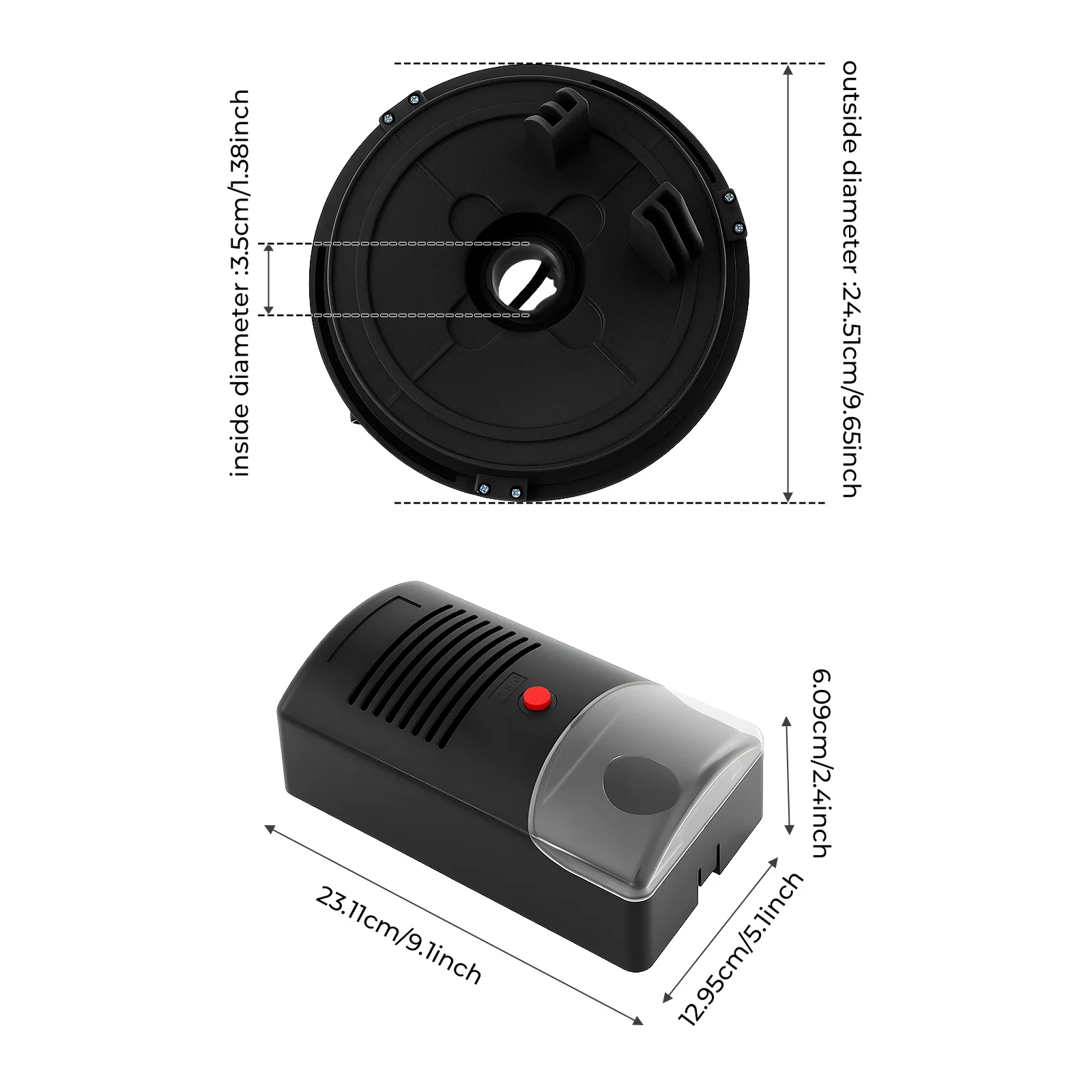 

80W Garage Roll Up Roller Door Opener Motor with 2 Remote Control Automatic Opening