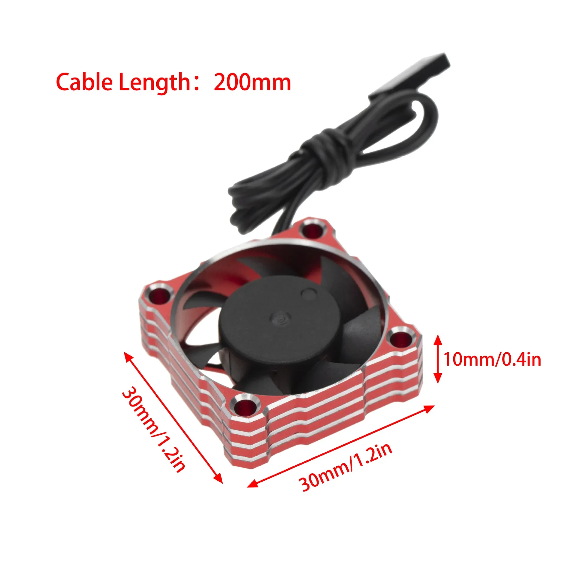 High Speed Fan 25000RPM Motor ESC Universal 30*30mm Heat Dissipation Aluminum Alloy 3010 Fan