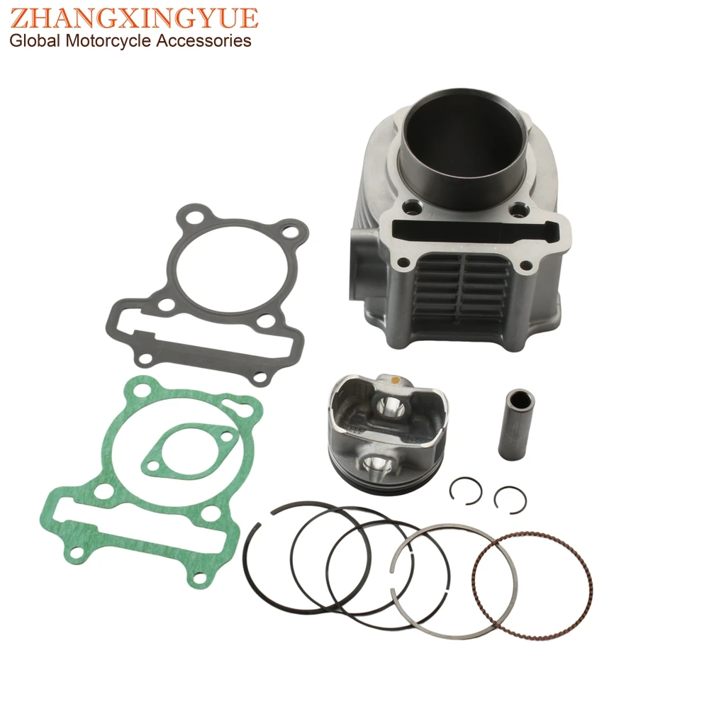 Scooter 62.5mm Big Bore Cylinder Kit For Peugeot 125 Citystar Django Speedfight 3 Tweet 125cc Upgrade 200cc 4 Stroke