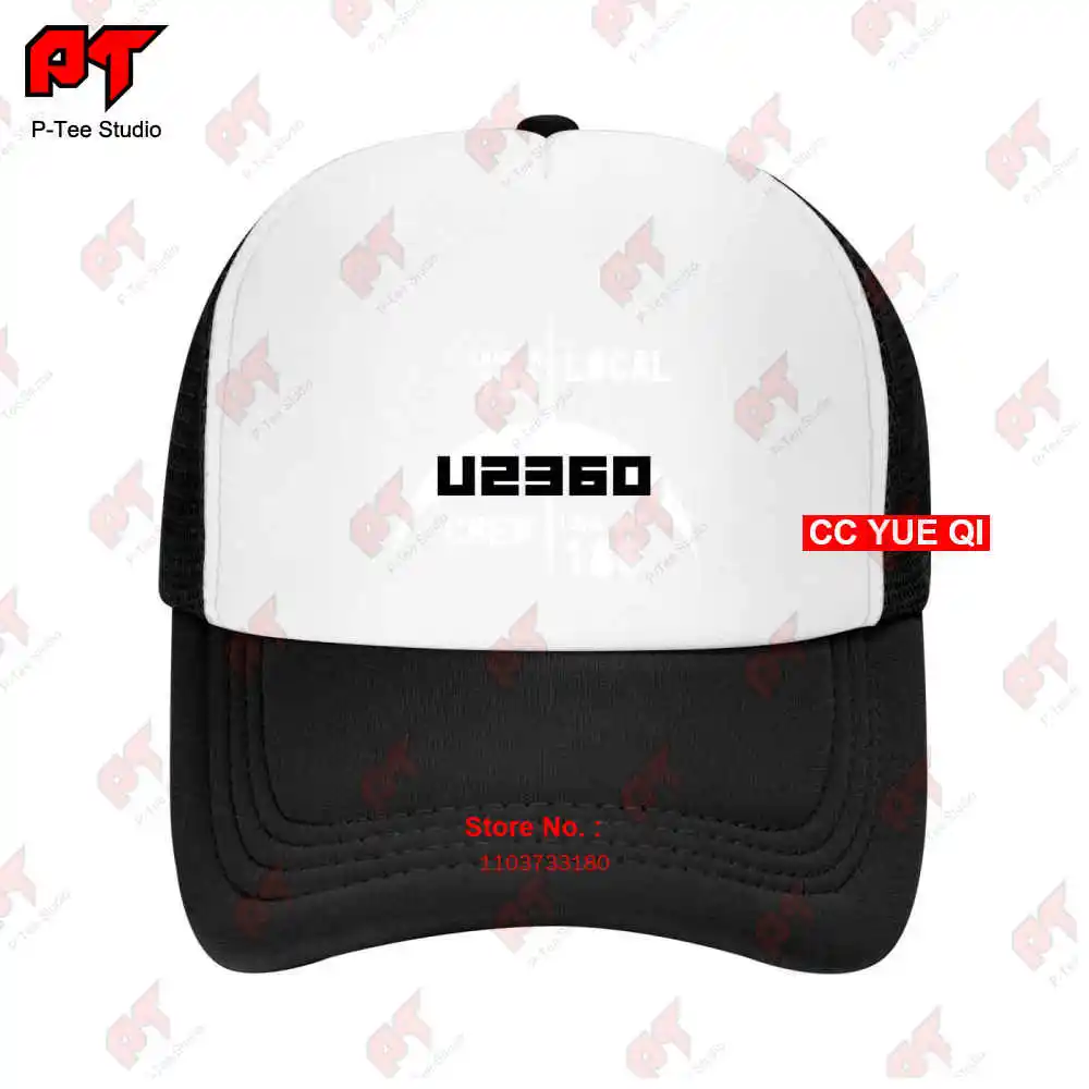 U2 360 Tour Local Crew Green Steel Load In Load Out Baseball Caps Truck Cap I3VO