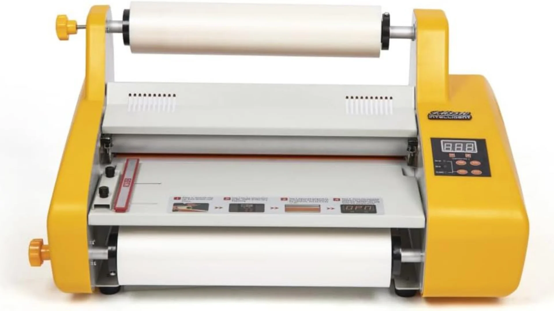 110V Digital Thermal Laminating Machine for Single/Dual Sides Lamination Laminating Machine Hot and Cold Roll Laminator