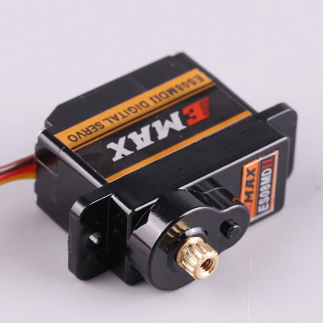 EMAX ES08DII 4.8-6 فولت 9 جرام أجهزة رقمية صغيرة بلاستيكية مع قابس Futaba JR لملحقات طائرة هليكوبتر RC