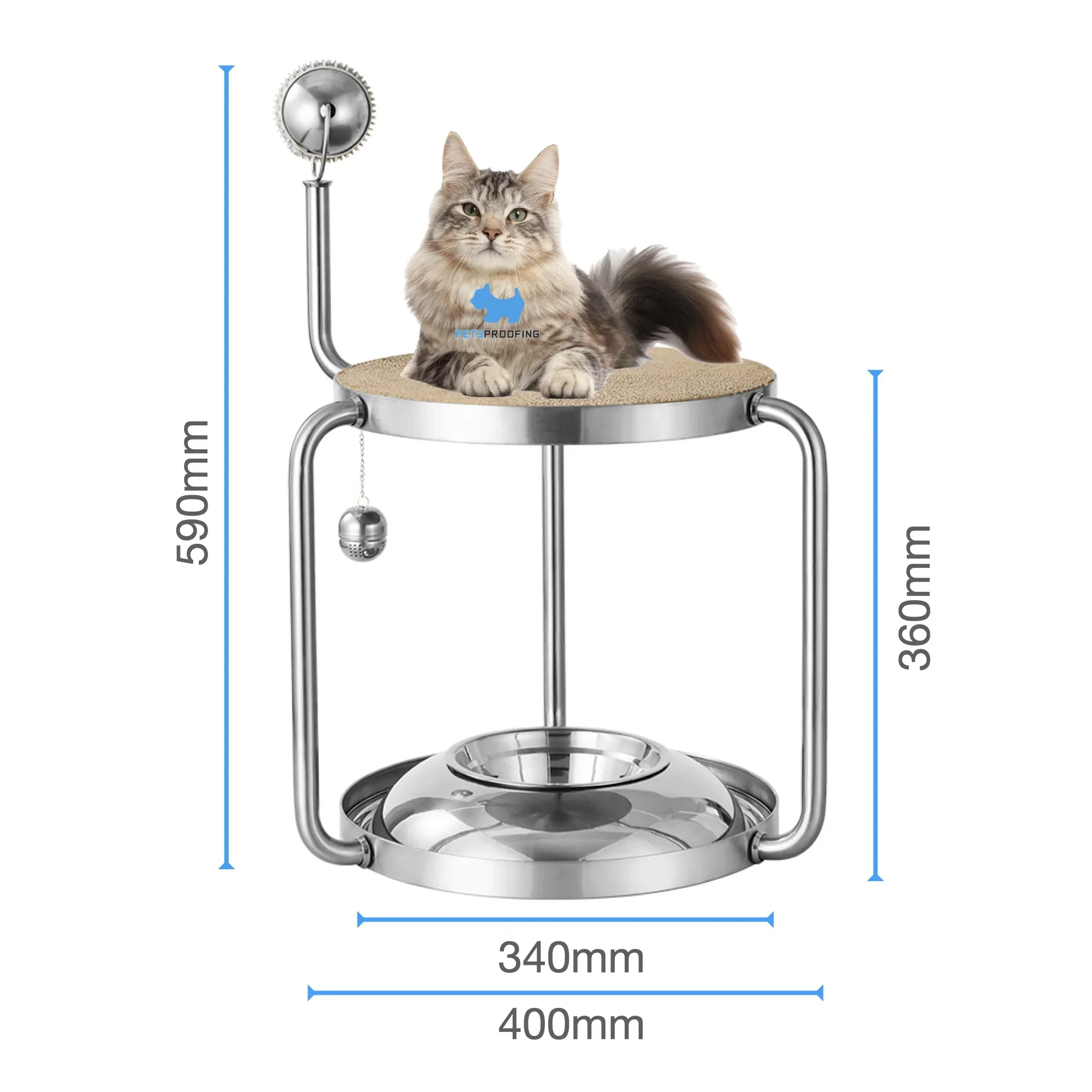 Novelty Designed Extreme food Bowl Feec 500m/sk Feeder Stand Suitsolid State Driveimal Cats and Dogs Hard Disk Rounded