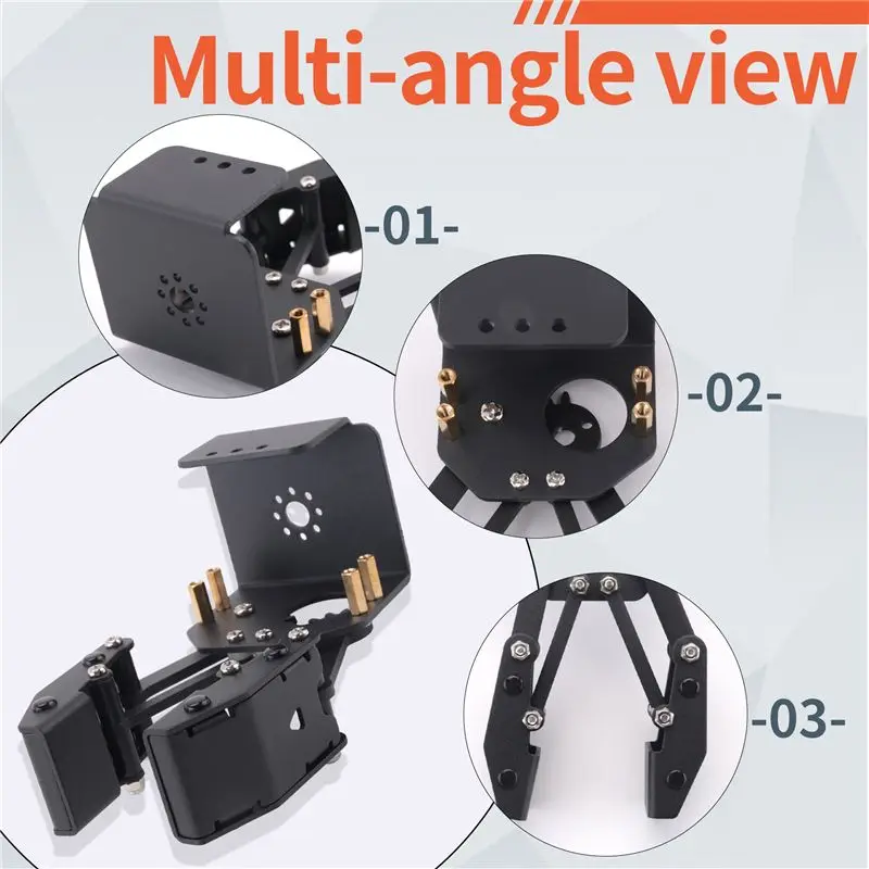 【HIGH GRADE】Open Robot Large Claw Gripper Robot Manipulator For Robot DIY Kit Programmable Robot Claw