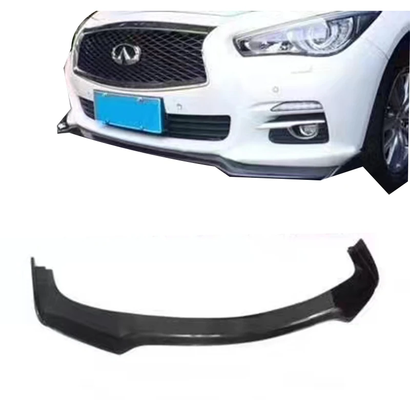 Carbon fiber front lip for infiniti Q50 base model 2014-2017 year perfect fitment guaranteed