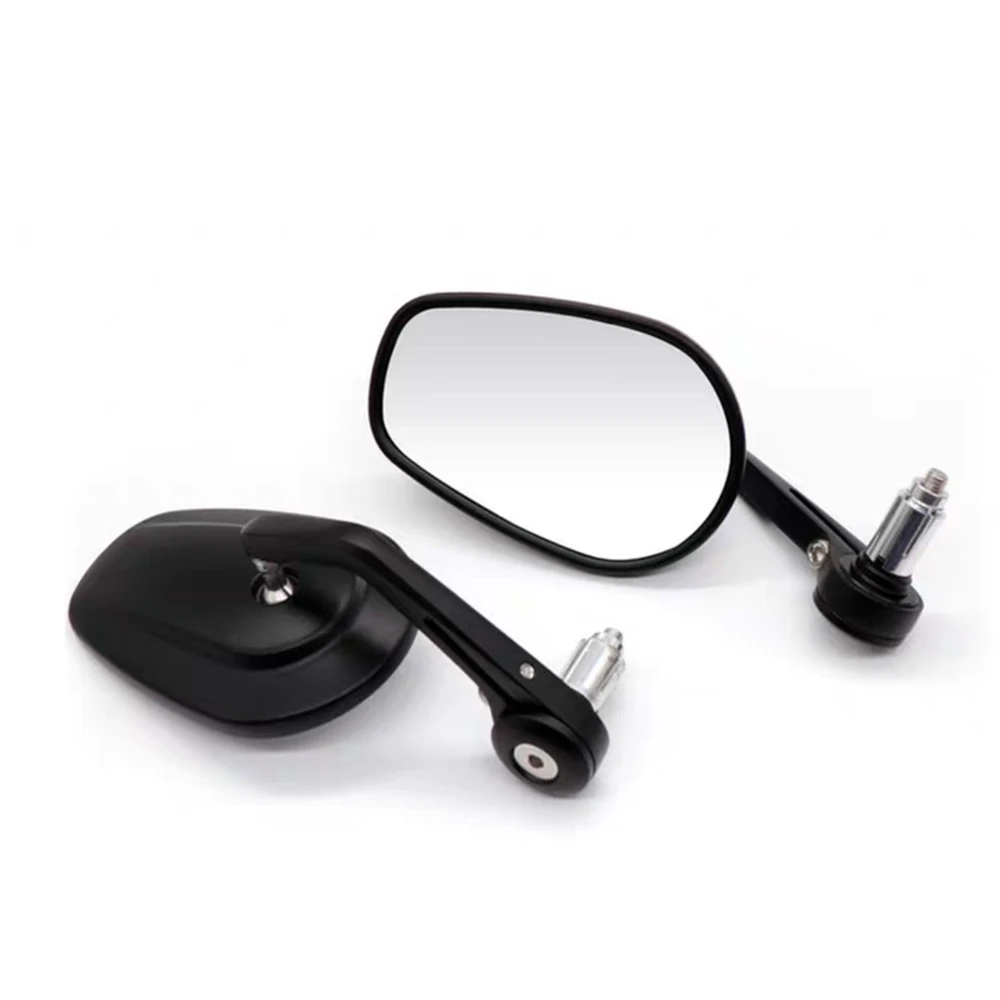 

Motorcycle Handlebar End Mirror Aluminum Alloy 7/8'' 22mm Bar end Rear Mirror Universal For Suzuki GSX S750 S950 Aprilia Benelli