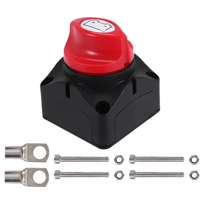 Leading-Battery Disconnect Switch 12V 24V 48V 60V Battery Master Cut Off Isolator Switch Waterproof For Marine Boat Auto Camper