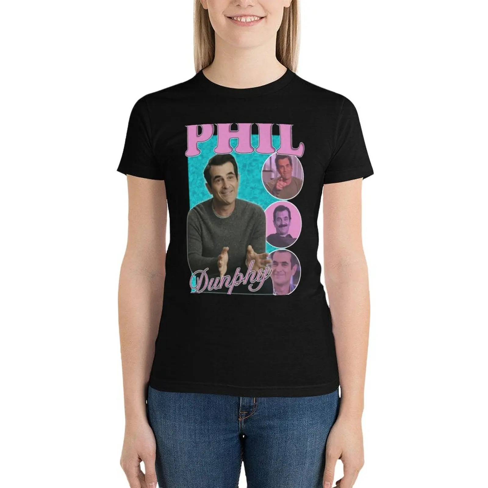 10mb Vintage Phil Dunphy Homage Bootleg, Phil Dunphy T-Shirt summer clothes anime clothes t shirt Women