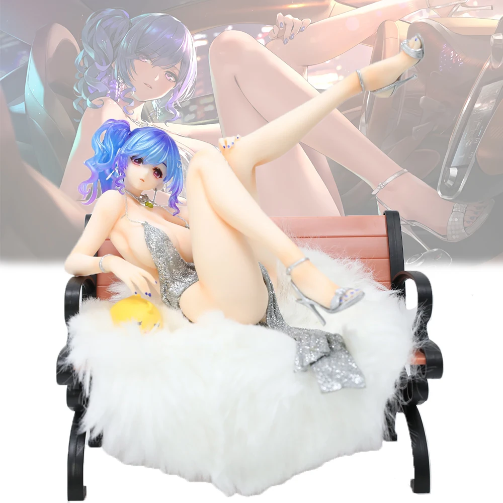 

Azur Lane 20 см аниме-фигурка USS St. Louis Lying on Chair ПВХ экшн-модель игрушки для взрослых коллекция подарок 18 ±