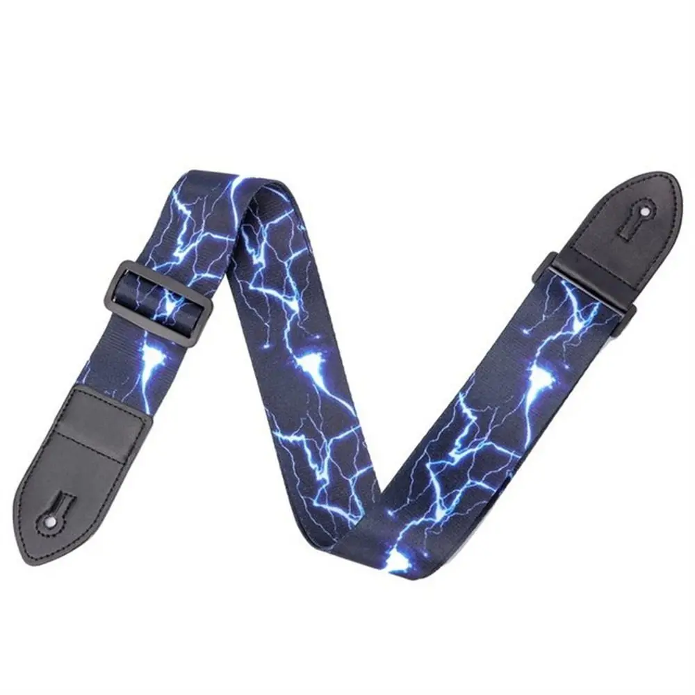 Bass Ethnic Style Leather Head Widened Electric Guitar Guitar Belts Guitar Strap Acoustic Guitar Strap Guitar Shoulder Strap image 3