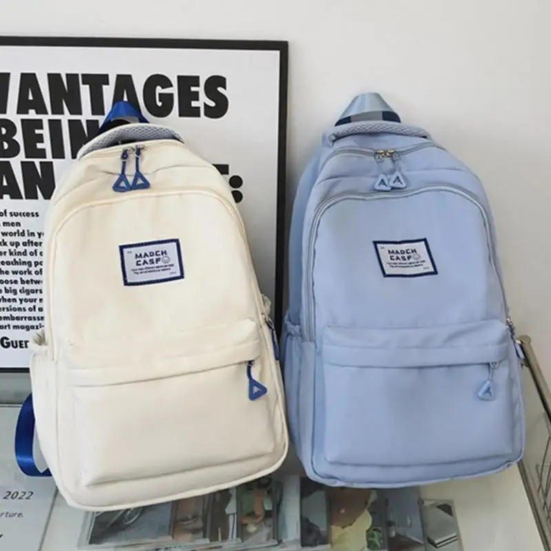 

College Backpack Bookbag for Teen Students Travel Daypack Black/Blue/White/Green