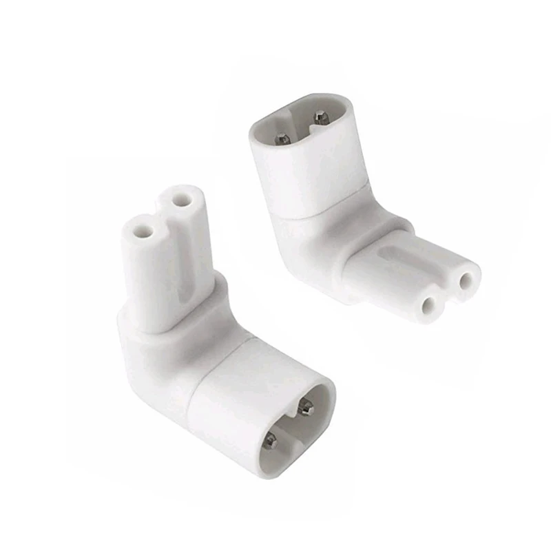

IEC320 2-Pin C7 Female To C8 Male Figure 8 Power Adapter Up Down Angle Connector Right Angle AC Power Adapter Extension