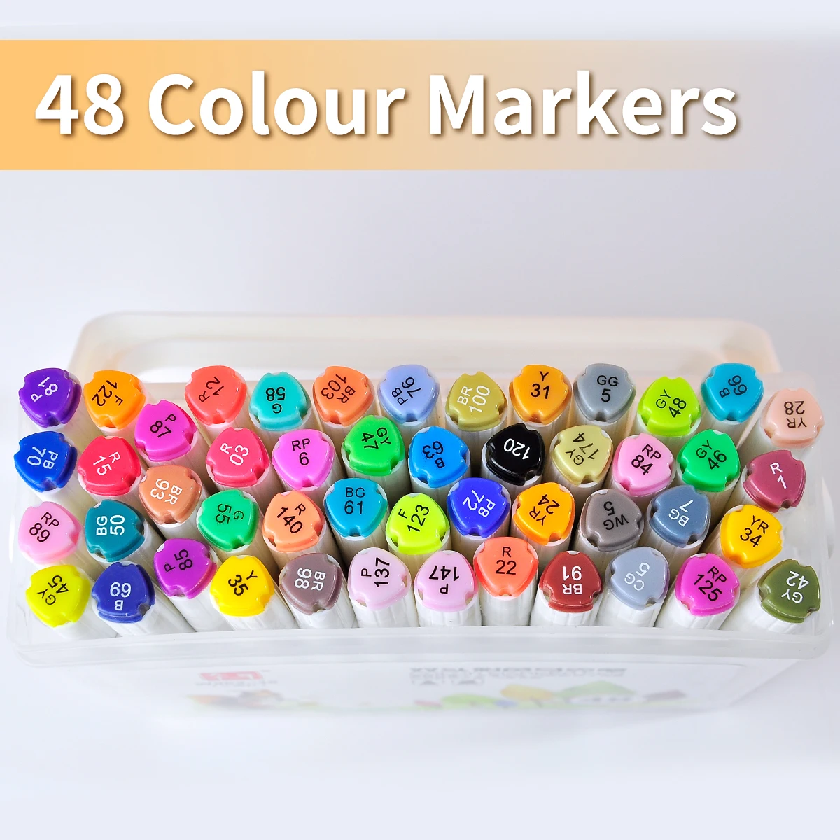 12-24 Colors Sketching Markers Set Double Headed Art Markers Professional Sketch Pen Alcohol Based Manga Painting Graffiti Set