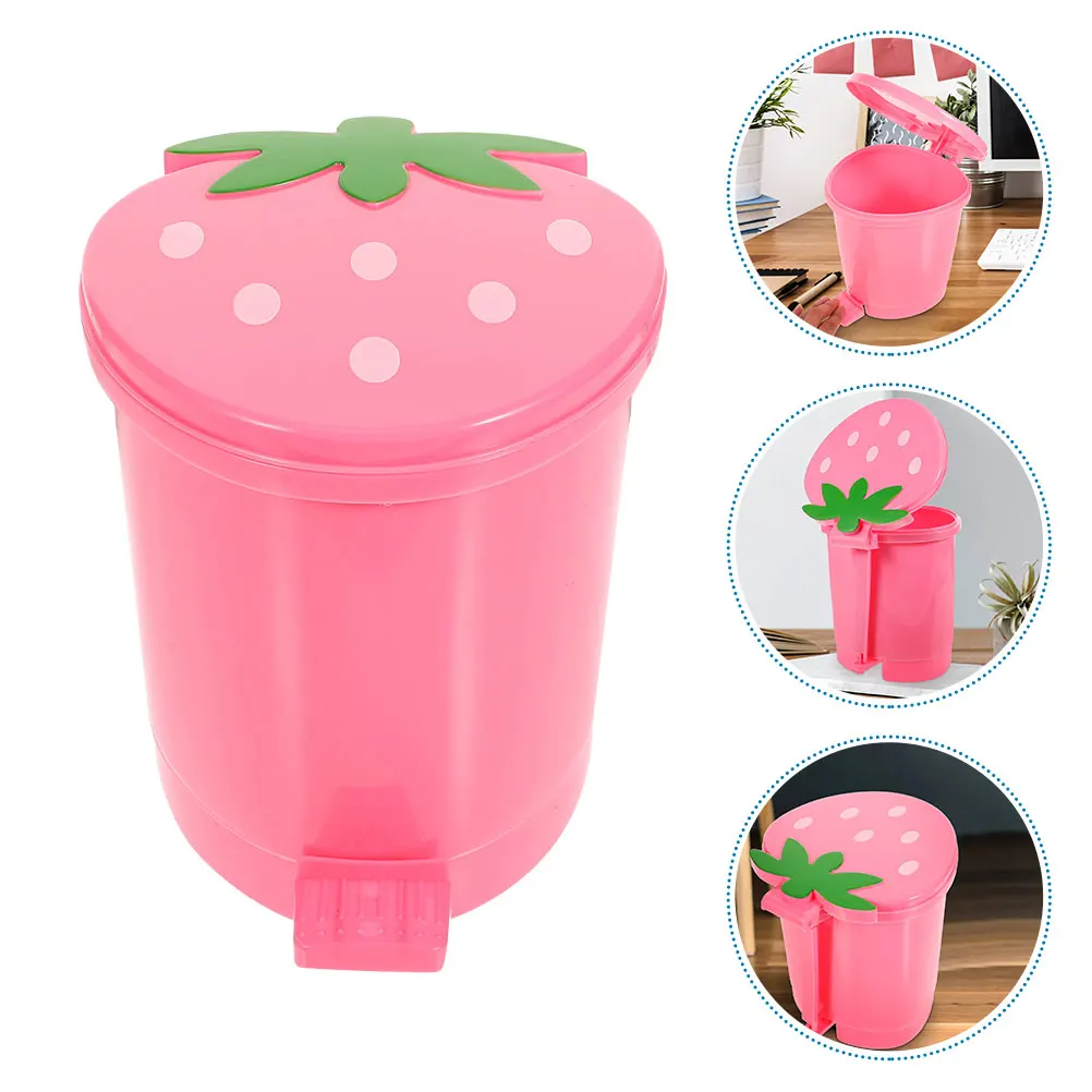 

Simple Mini Trash Can Office Waste Basket Popularity Desktop Garbage Cans Countertop