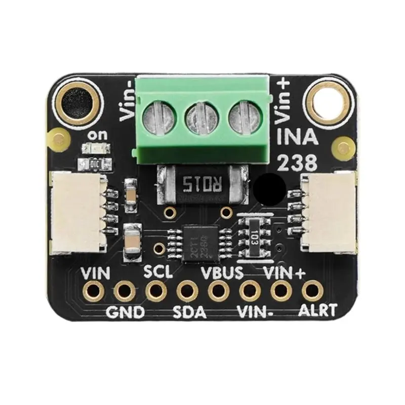 A37T-INA238 High-Precision Current/Power Monitoring Module For STEMMA QT/Qwiic 20-Bit ADC Module
