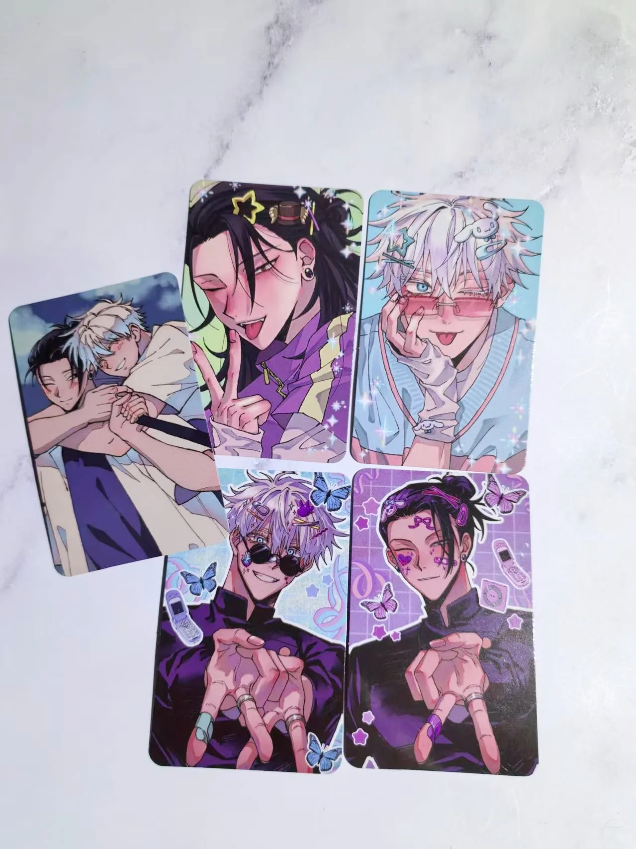 Anime Jujutsu Kaisen LOMO Cards 7pcs 3inch Geto Suguru Gojo Satoru Photo Card Collection Card DIY Postcard Bookmark Fans Gift