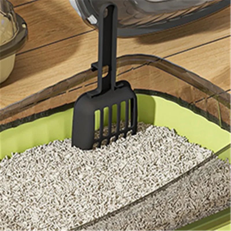 

Excrement Basin Cat Toilet Large Thickened Cat Kitten Potty Cat Litter Box Semi-closed Open Splash-proof Cat