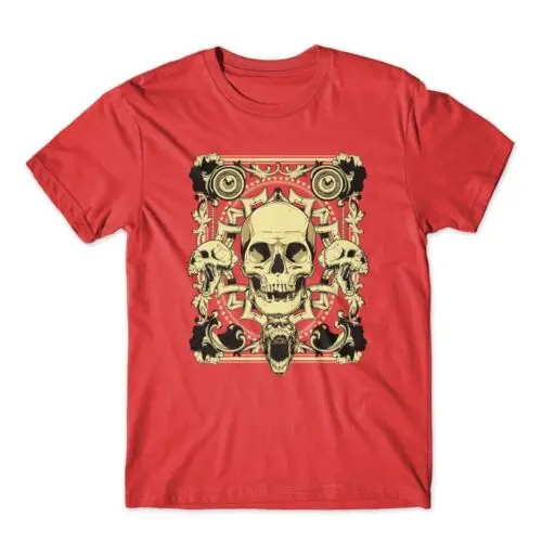 Laatste Lach T-Shirt. Skull Shirt 100% Katoen Premium T-Shirt Nieuw