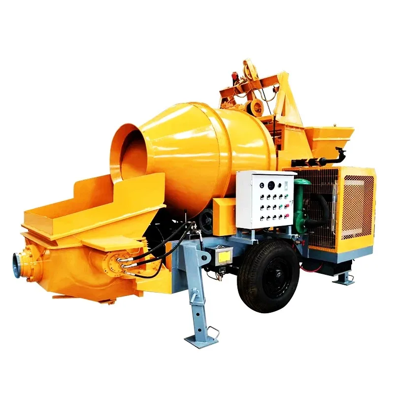 Hot Selling EMP40 Electric Power Mixing Pumping Concrete Mixer With Pump Machine Price For Sale