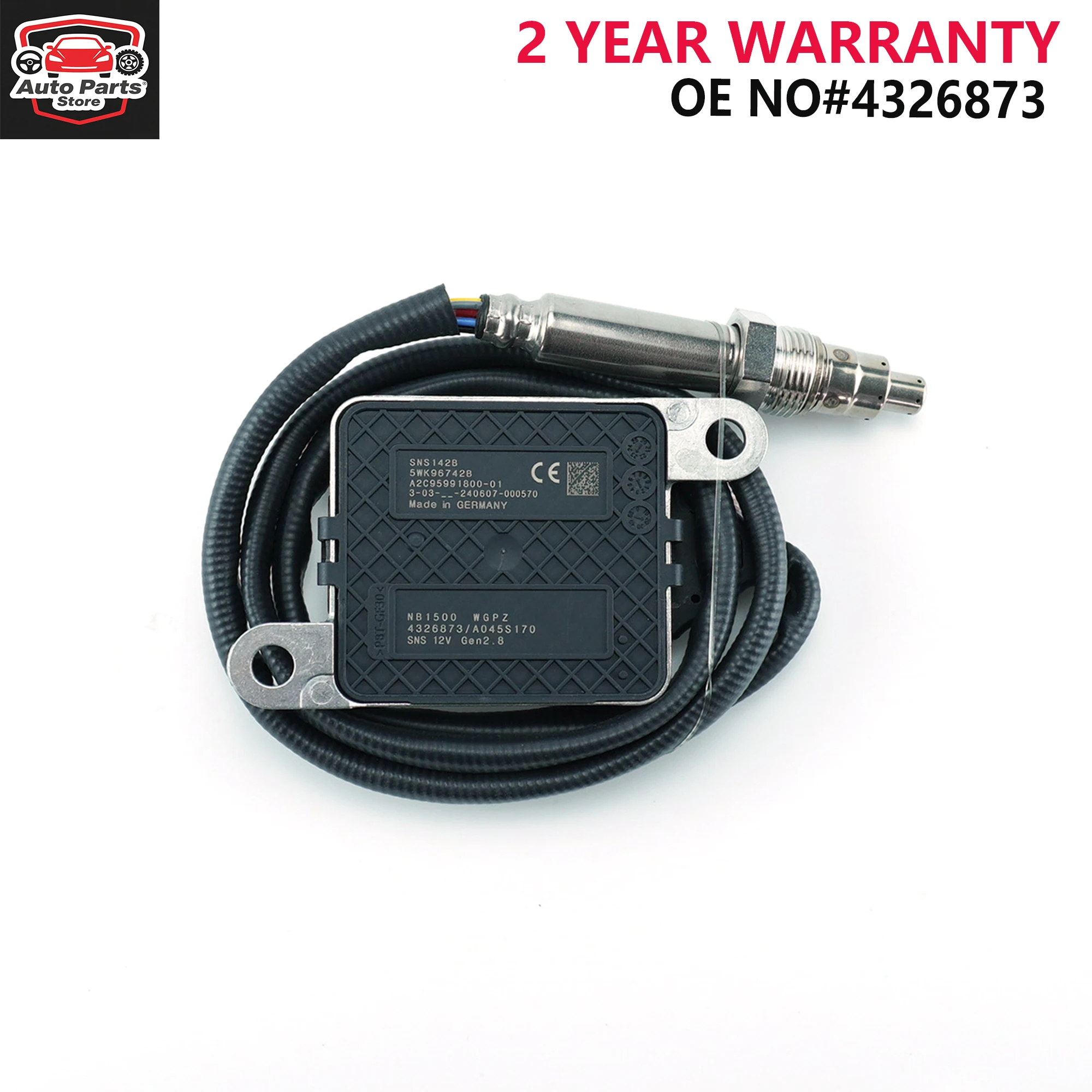 

4326873 5WK9 6742B 5WK96742B 5WK96742A New Nitrogen Oxygen Sensor For 2013-18 Dodge Ram 6.7L Diesel For Cummins ISB