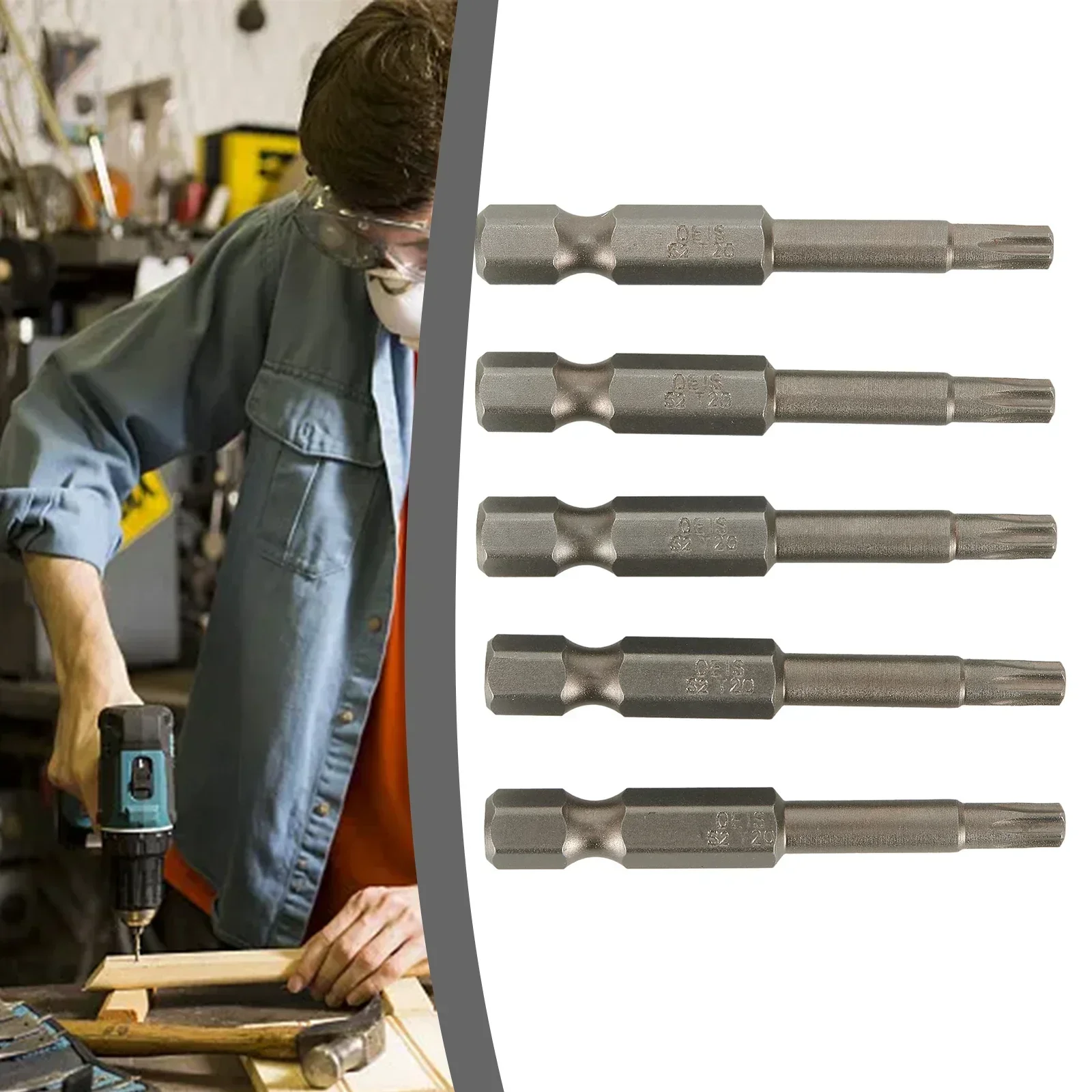 Air Drills Electric Screwdrivers Screwdriver Bit Hex Head Screwdriver 50mm Adapter Tool Hexagon Shank Magnetic Screwdriver Bits