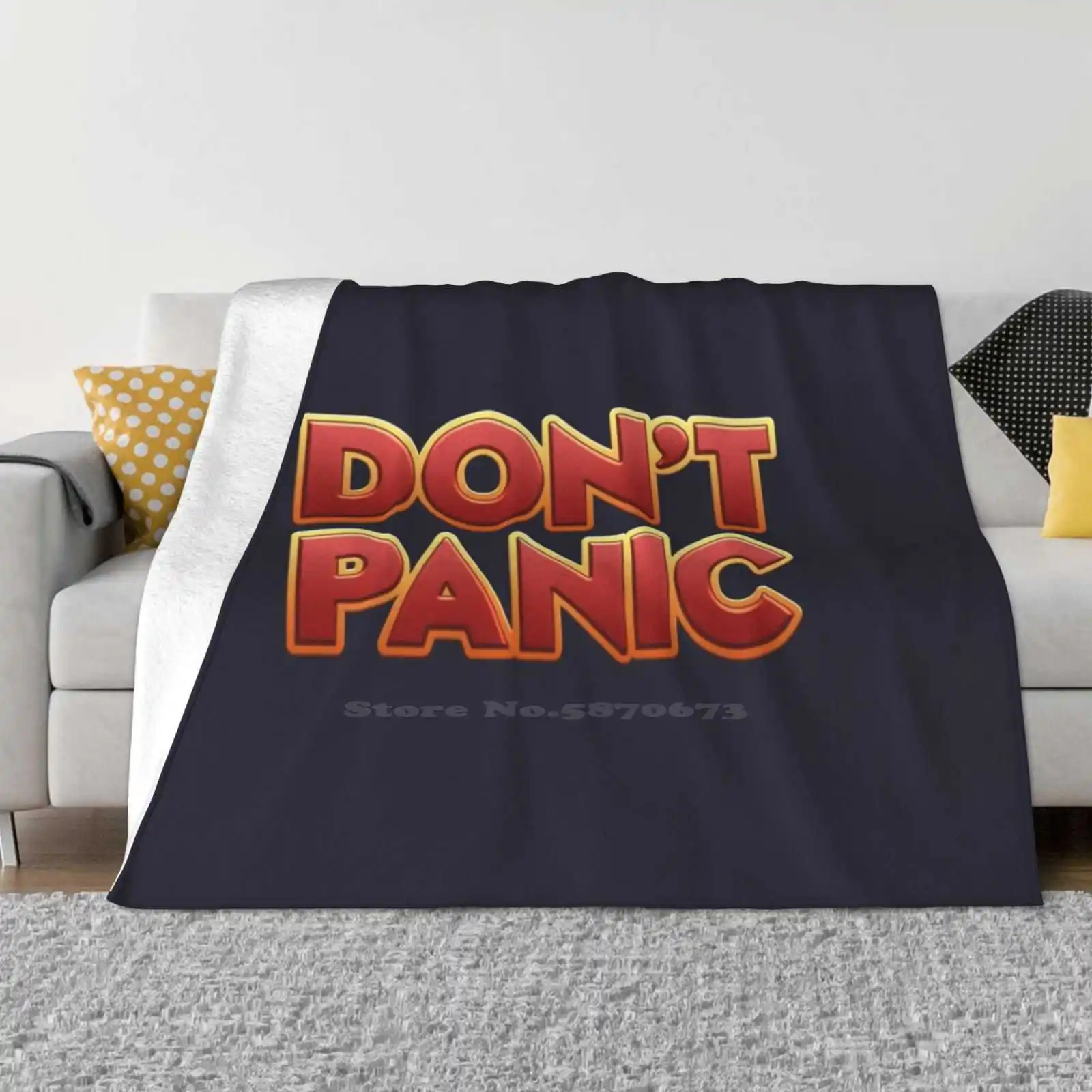 Trend Style Funny Fashion Soft Throw Blanket Hitchhikers Guide Galaxy Geek Science Fiction Comedy 42 Intelligent Computer