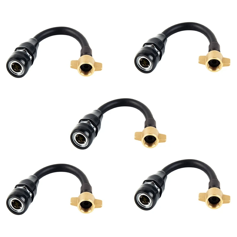 

5X Truck Air Tank Air Intake Connector Connecting Pipe Truck Air Pipe Dust Blowing Pipe For Truck Trailer Air Tank