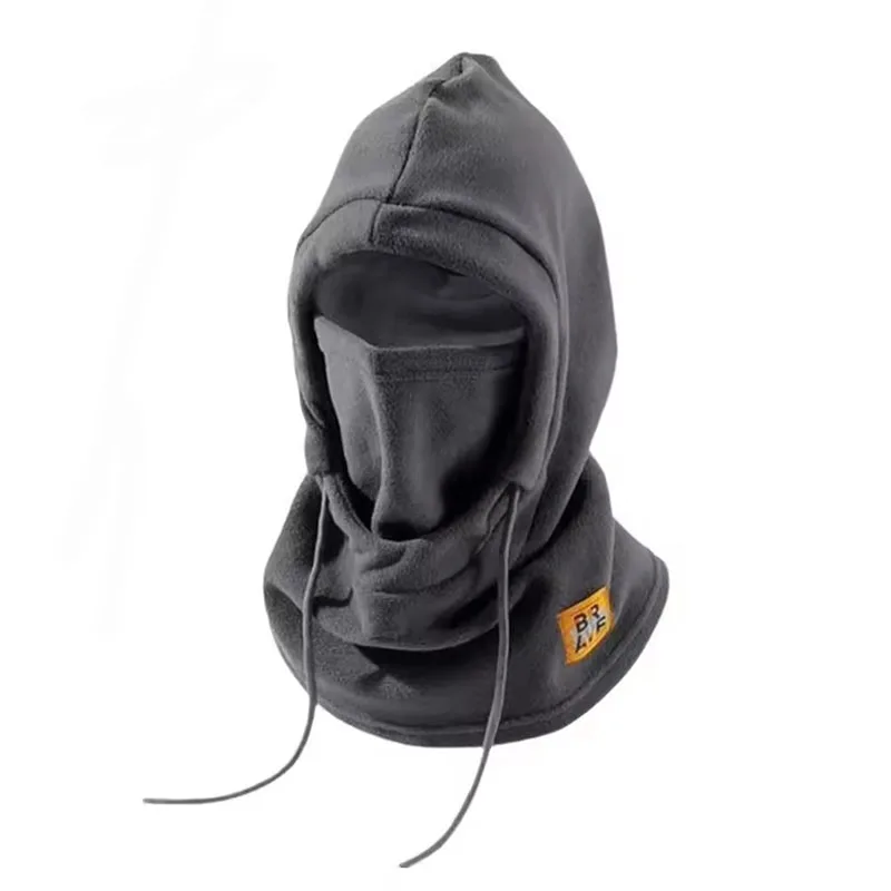 AliExpress Winter Cycling Warm Knit Hooded Men's and Women's 4-in-1 Fashionable Thick Wool Warm Skiing Integrated Outdoor Sports Mask Hat