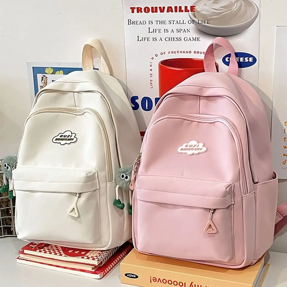 Creative Gift Large Capacity Backpack Harajuku Nylon Shoulder Bag Reusable Satchels Bag Daily Use