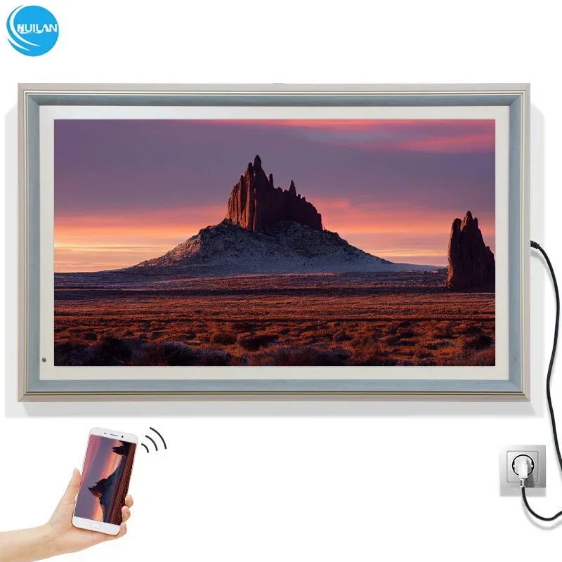 

21,5 32 43 55 дюймов большой экран большого размера умная цифровая фоторамка NFT Full HD видео ЖК-дисплей nft цифровая фоторамка