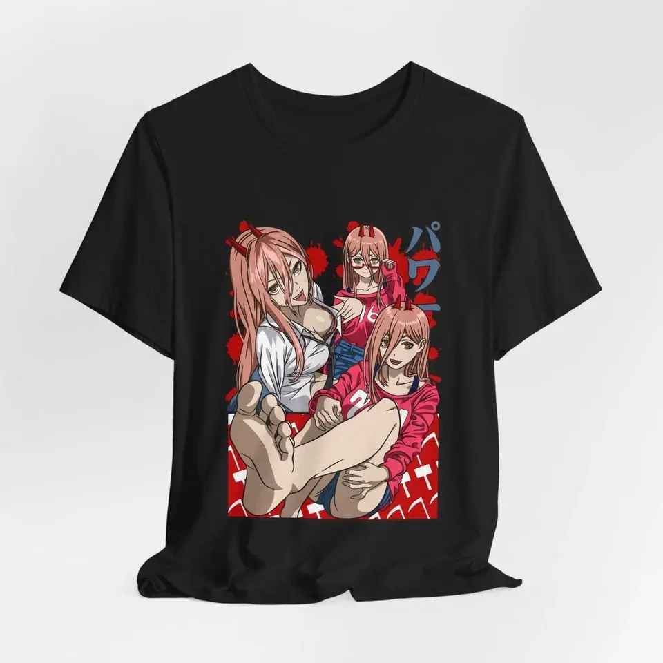 2026 Popular Anime T-shirt with Comic Pattern T-shirt for Both Men and Women, Short Sleeved, A Must-have for Fans of Manga
