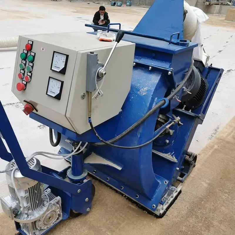 YG Road Polishing Machine Floor Concrete Surface Shot Blasting Abrasive Machine Horizontal Movable Road Shot Blasting Machine