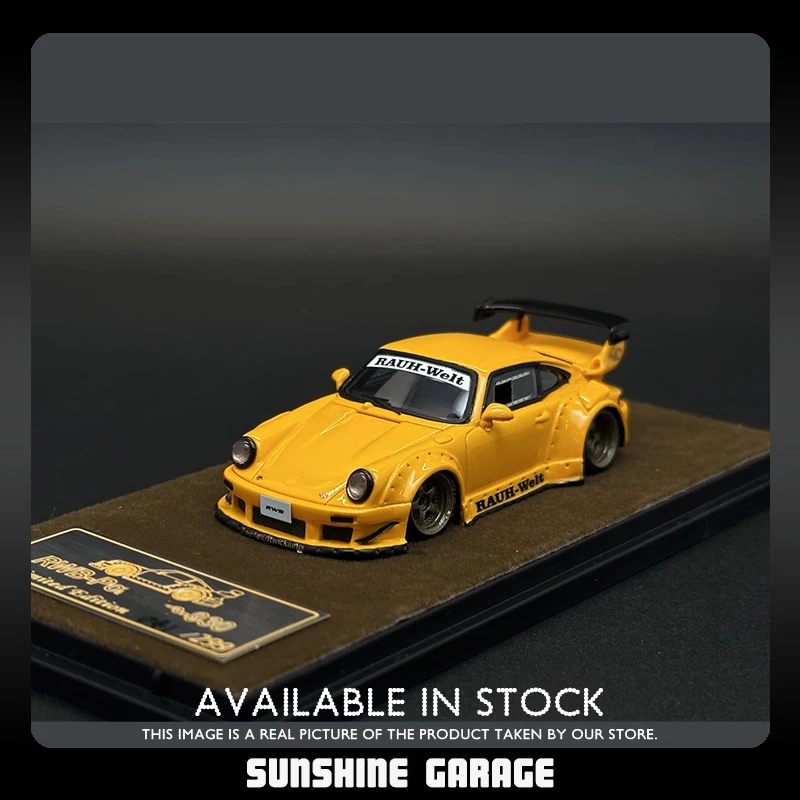 

Qidian In Stock 1:64 RWB 930 GT Tail Resin Diorama Car Model Collection Toys