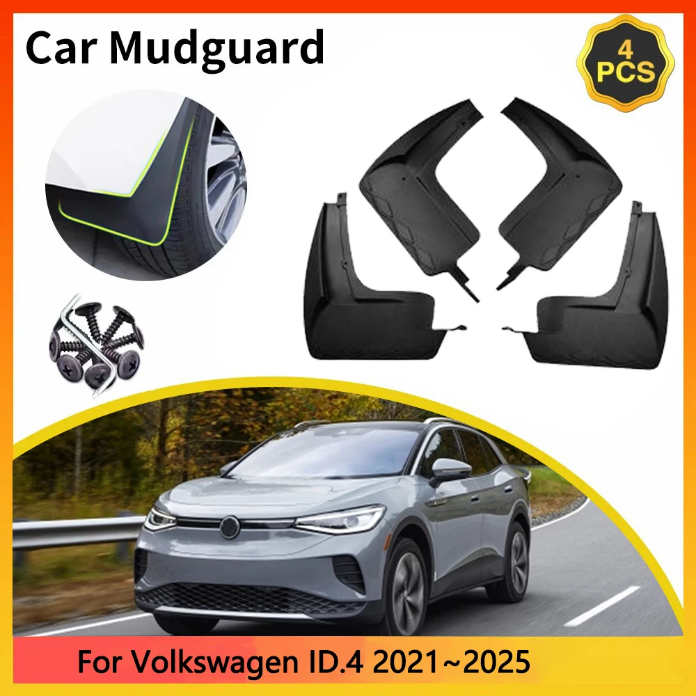 

Для Volkswagen ID.4 ID.5 E21 E39 2021 ~ 2025 2022 2023 автомобильные брызговики брызговики брызговики аксессуары для крыльев