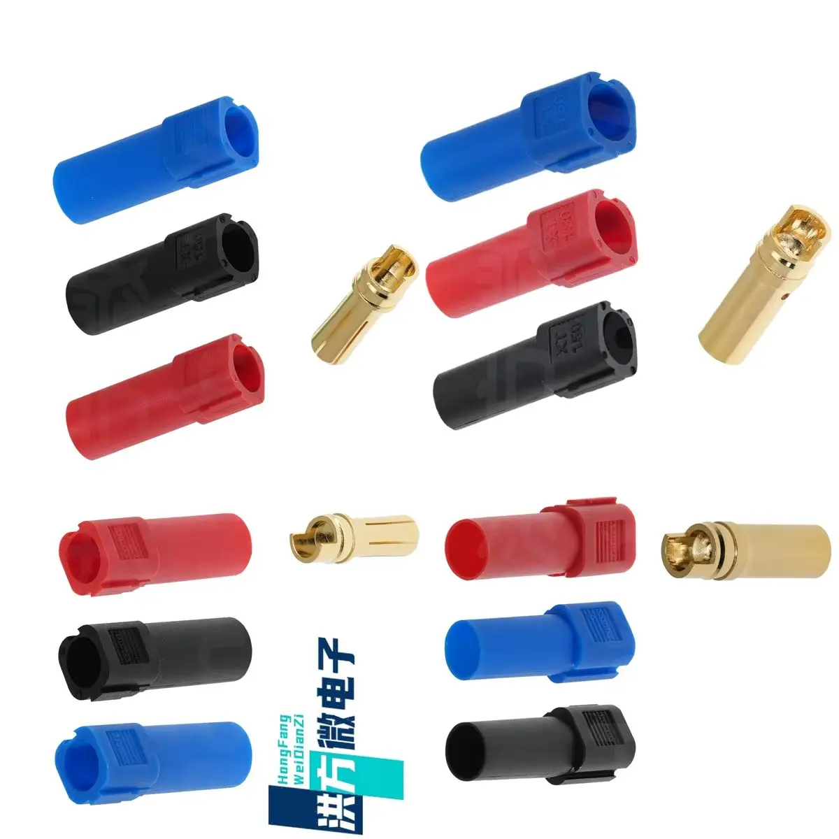 XT150 NEW Original Connector Adapter Blue red black XT150 Female Male Plug For RC LiPo Battery Car Civil Drone Electric Vehicle