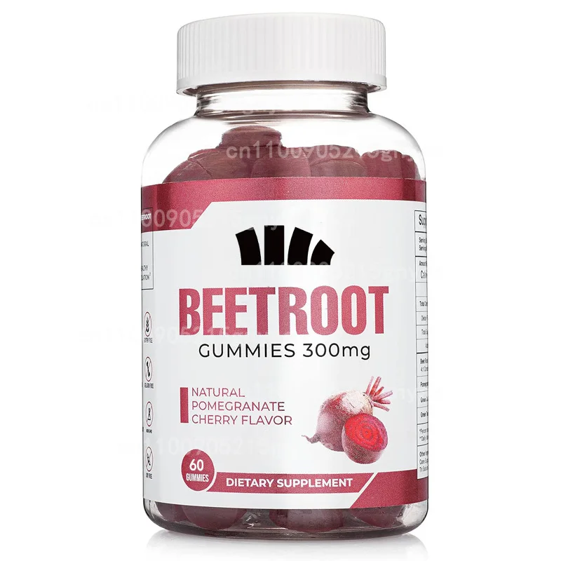 

Beetroot Gummies with Coenzyme Q10 Energy Supplement | Contains Pomegranate Extract, Supports Healthy Energy | 60 Gummies