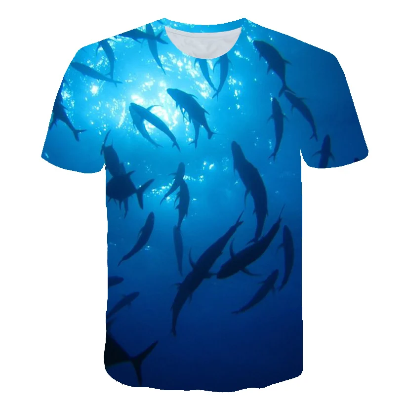 2022 Summer Fishing Graphic T-shirt For Men Fashion Casual Natural Style Pattern T-shirt New 3D Print Sport Short Sleeve T-shirt