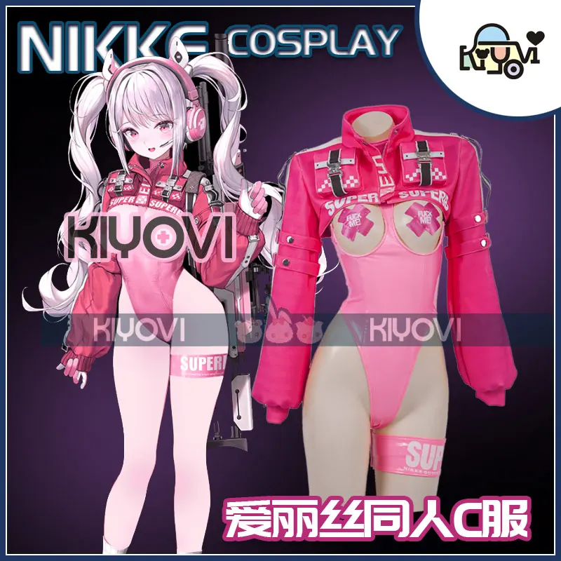 

NIKKE Alice Cosplay The Goddess of Victory Sexy Outfit Games Suit Women Alice Bunny Suit Role Play Costumes Alice Swimsuit Coat