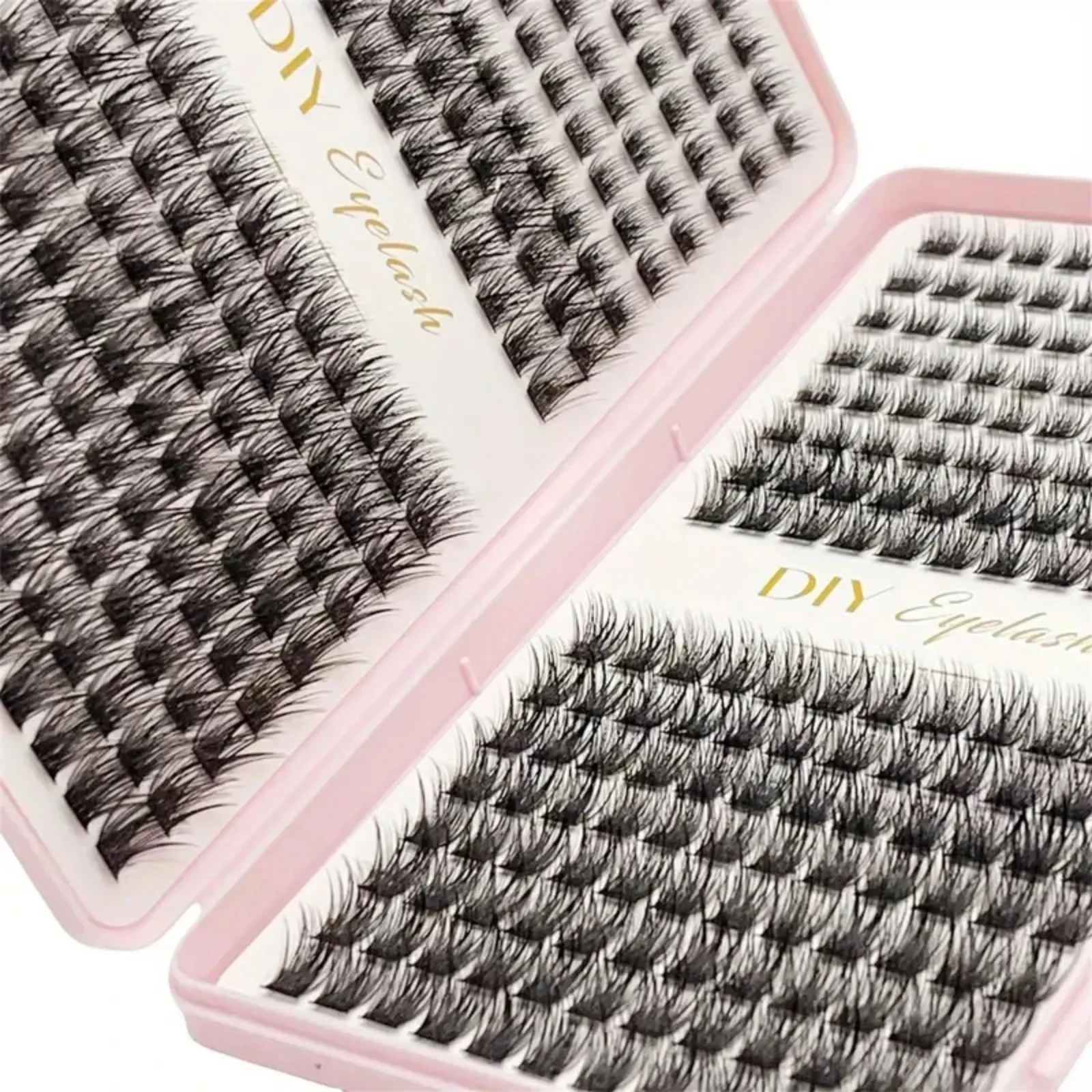 D-Curl Mehrere Längen Cluster-Wimpern DIY-Verlängerungsset Einzelwimpern-Set mit Wimpernbuch für den Heimgebrauch – Detail 5