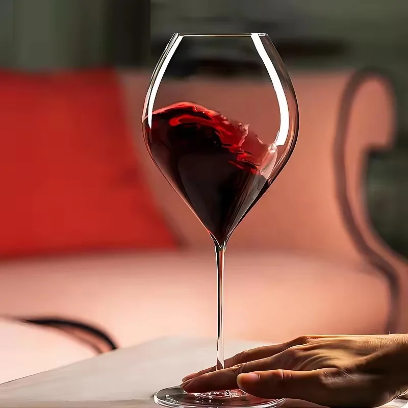 Exquisite 700ml Red Wine Glass Crystal Glass Material Ultra Thin Design Handmade Premium Quality Ball Shape Goblet