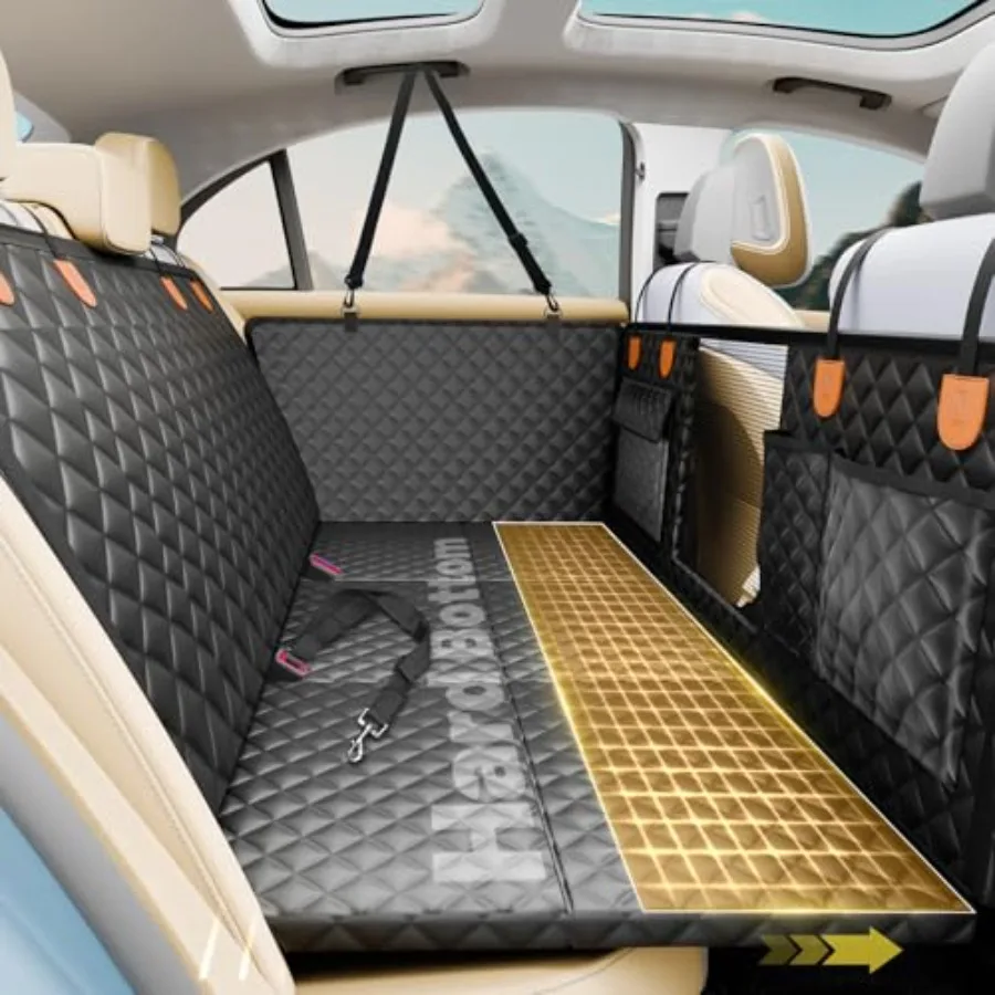 

Dog Seat Cover for Back SeatWaterproof Back Seat Extender for Dogs with Hard Bottom Dog Hammock for Cars SUVs Pet Seat Cover fo