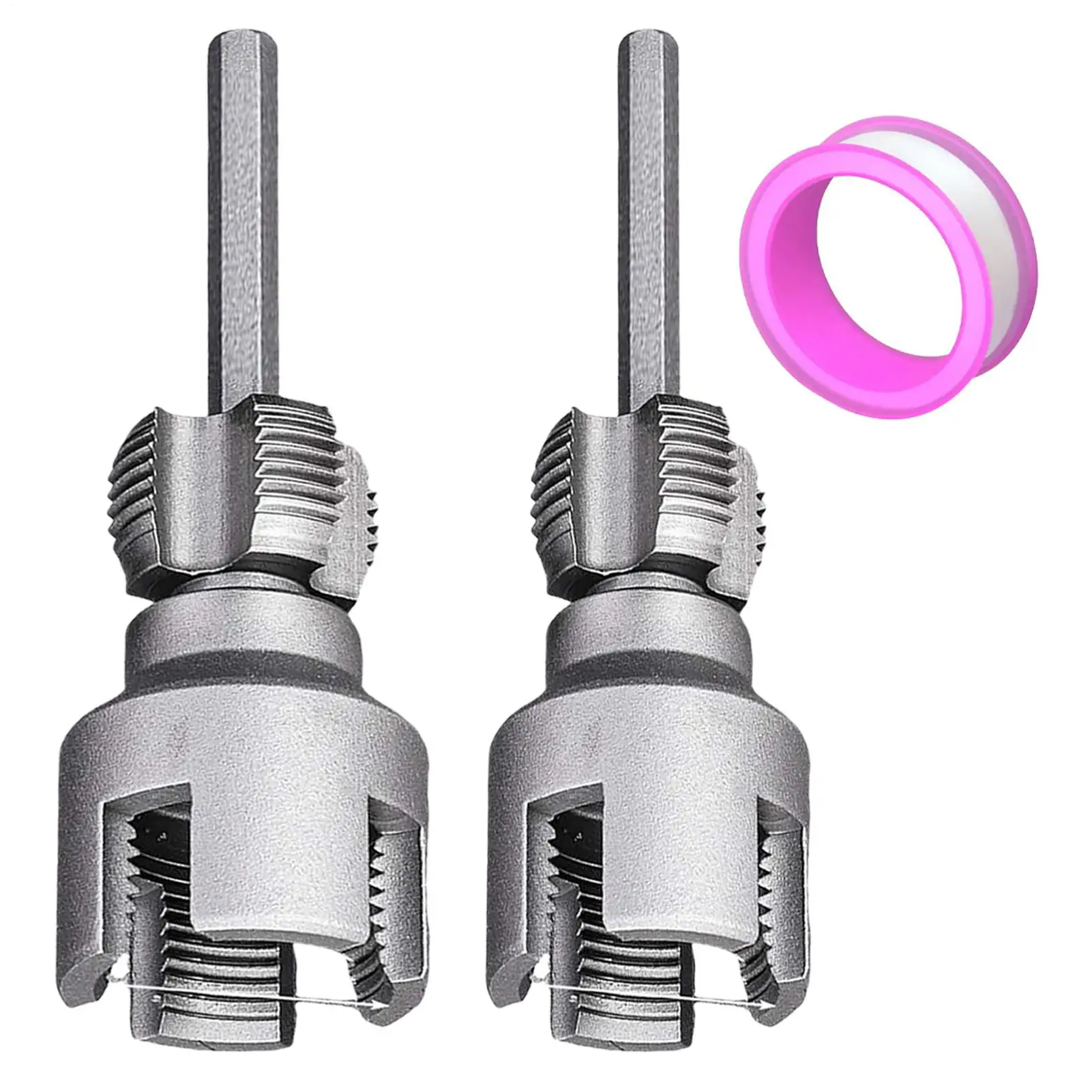 Integrated Internal & External Pipe Threading Tool PVC Threading Tool Kit Water Pipe Internal Integrated Threader