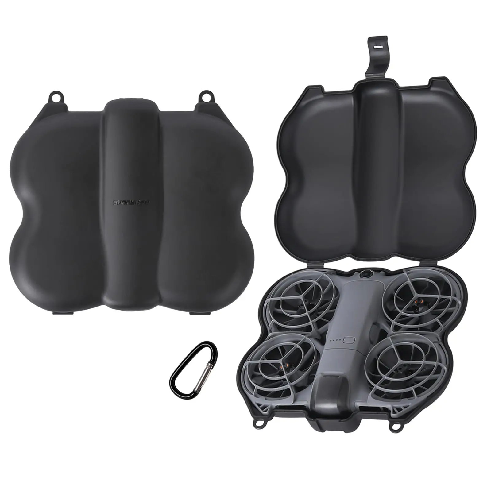 For DJI Neo 2 Carrying Case, Portable Travel Case Protective Compact Storage Bag for DJI Neo 2 Drone Accessories (Black)