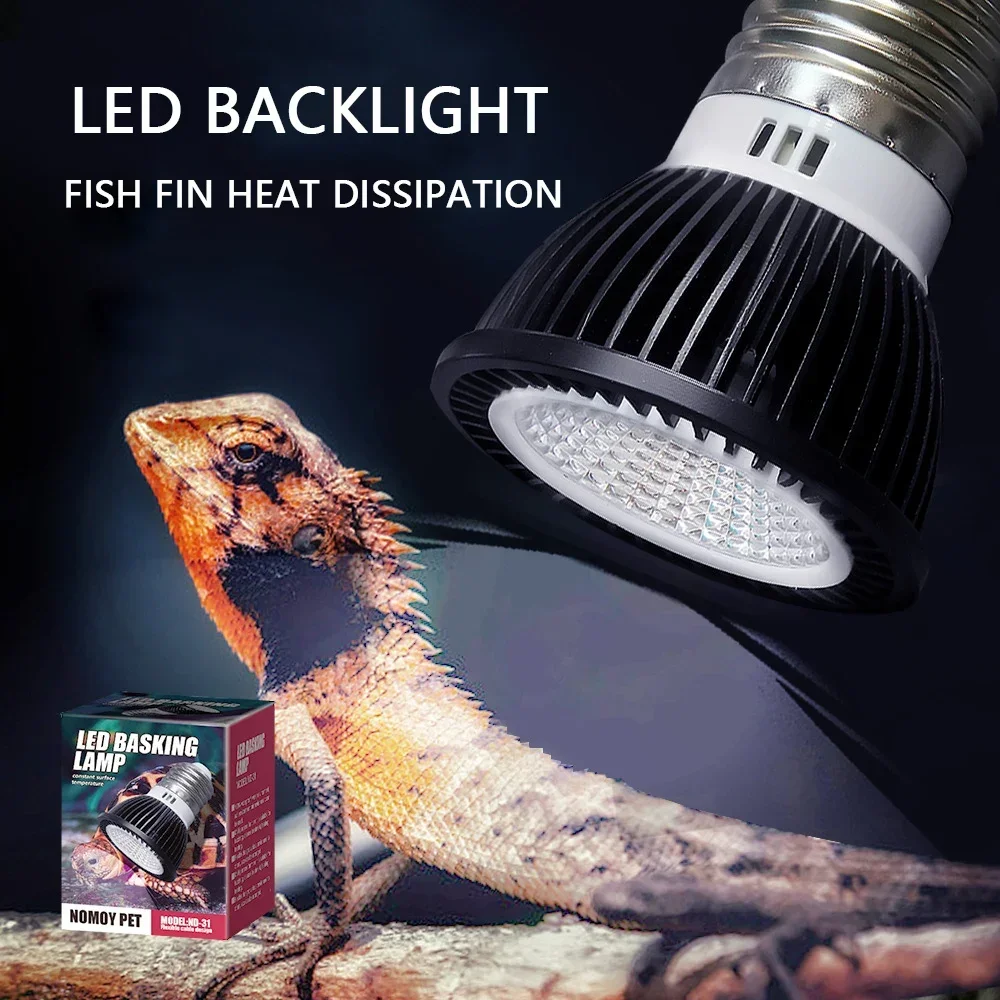 Reptile 110/220V UVB+UVA Light Energy-Saving Eye Protection Led Lamp Pro Turtle Lizard Mane Lion Ultraviolet Calcium Lamp