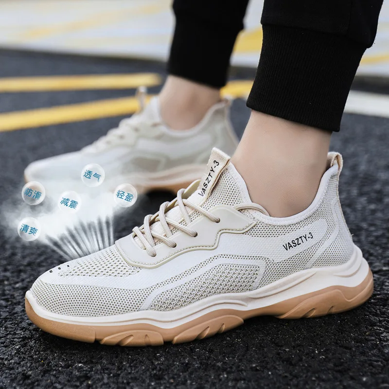 Hot Selling Men's Sports Shoes Fashion Men Casual Shoes Comfort Breathable Wear-resistant Male Outdoor Driving Walking Shoe 2024